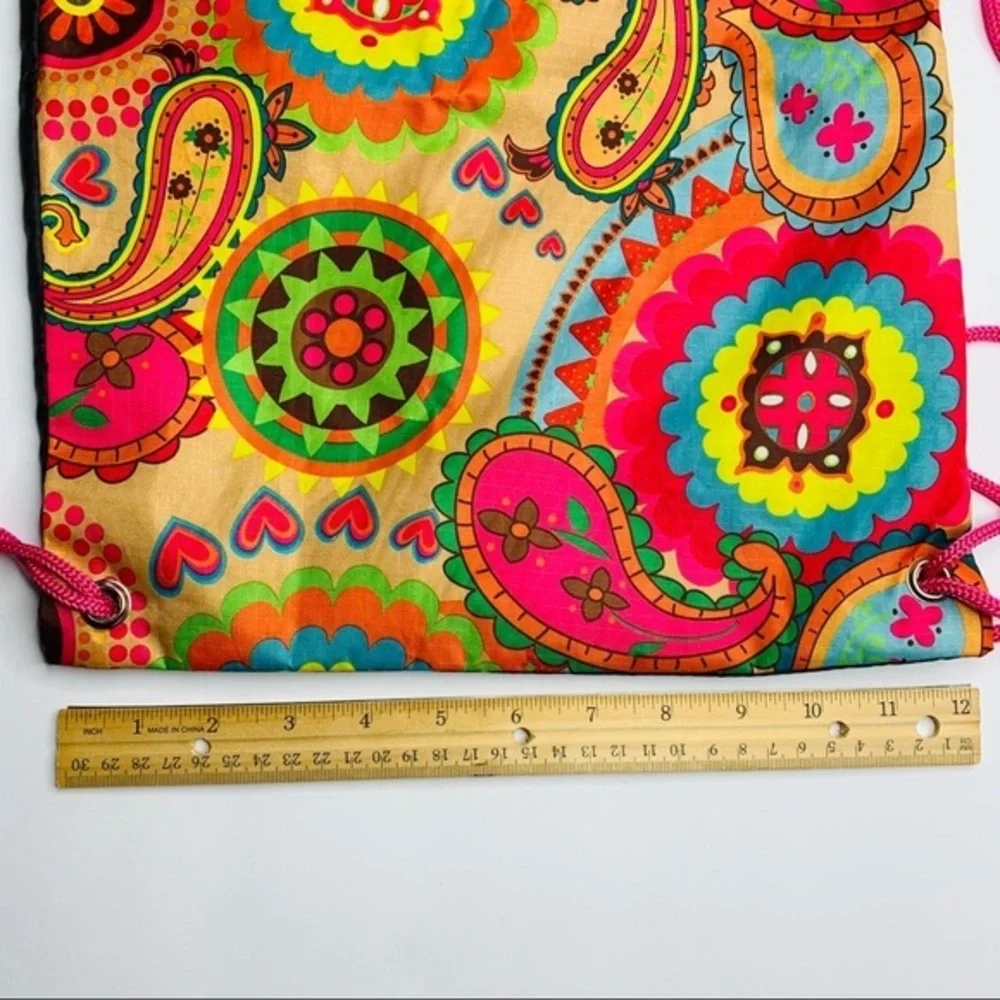 Colorful Cinch Bag Backpack Pool Gym Camp School